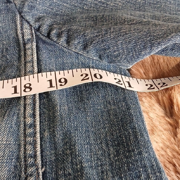 MOTTO Blue Denim Jacket with Black Studs - Picture 8 of 12